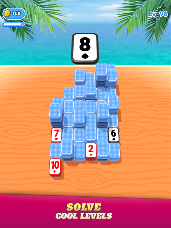 TilePeaks Solitaire iPad screenshot