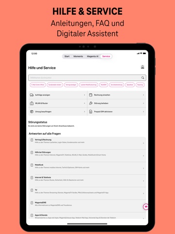 MeinMagenta: Handy & Festnetz iPad screenshot 7