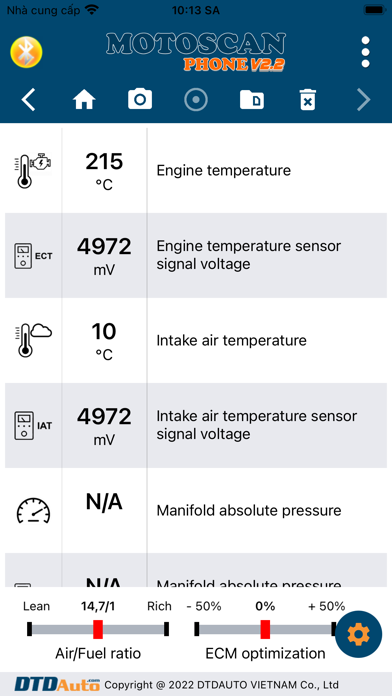 Motoscan Phone Screenshot