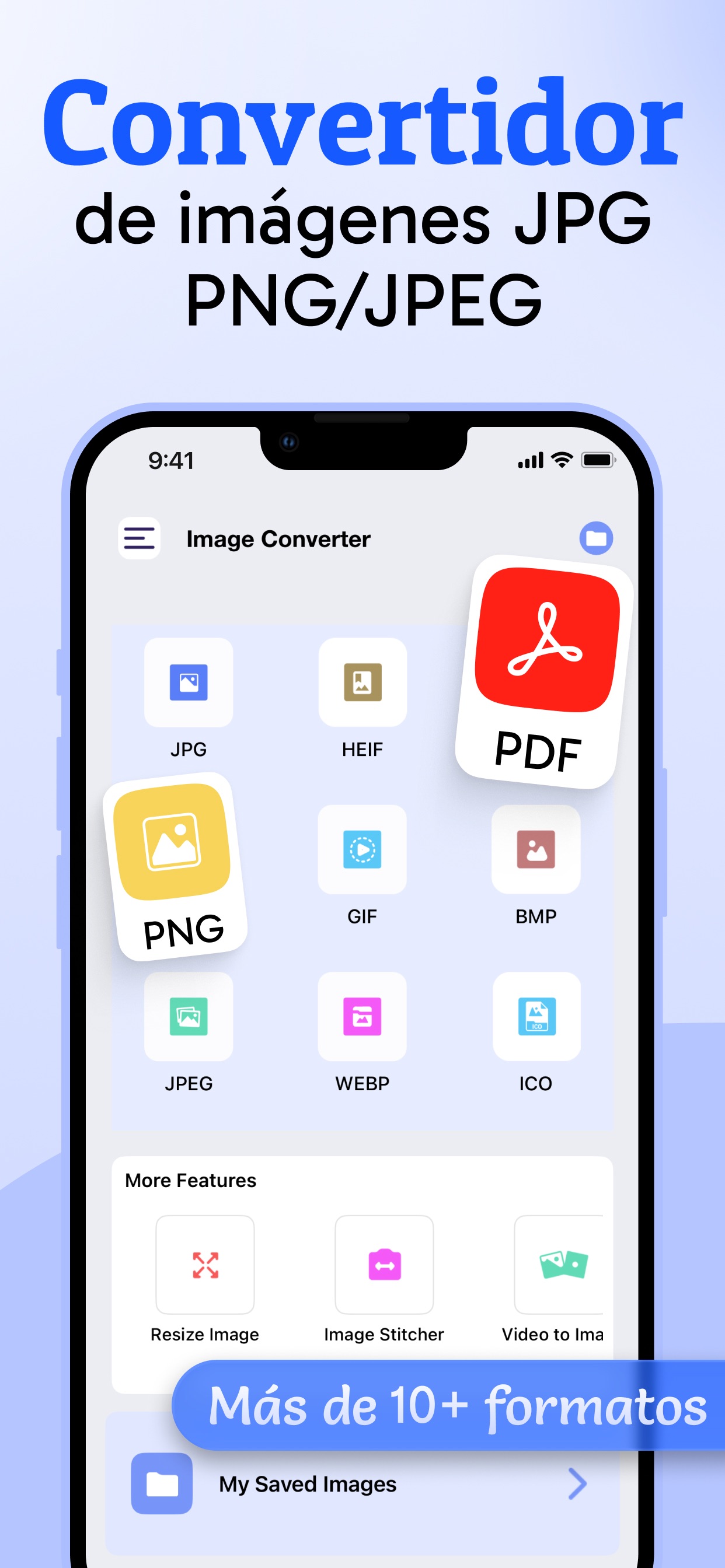 Convertir a JPG PNG JPEG Foto screenshot 1