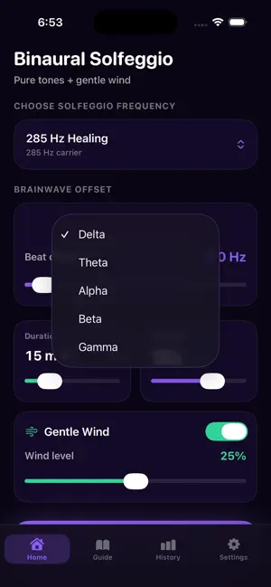 Solfeggio Waves screenshot 3
