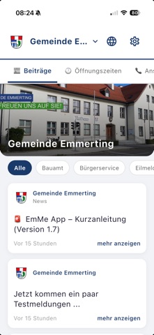 EmMe App screenshot