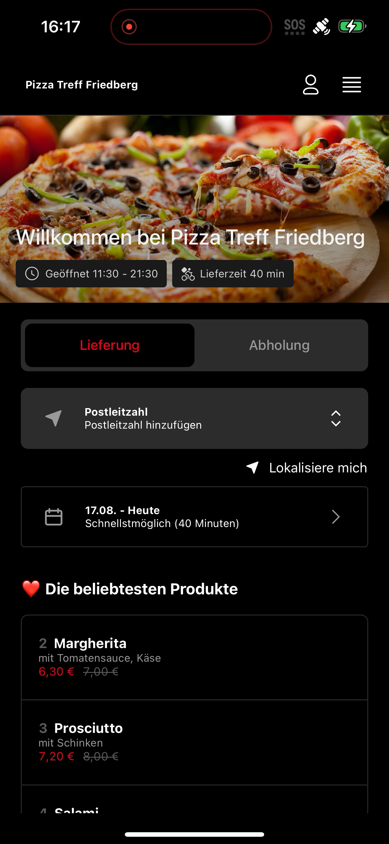 Pizza Treff Friedberg screenshot 5