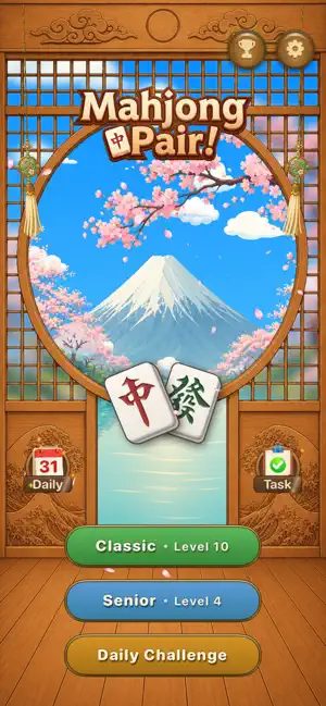 Mahjong Pair! - Tile Match screenshot 1