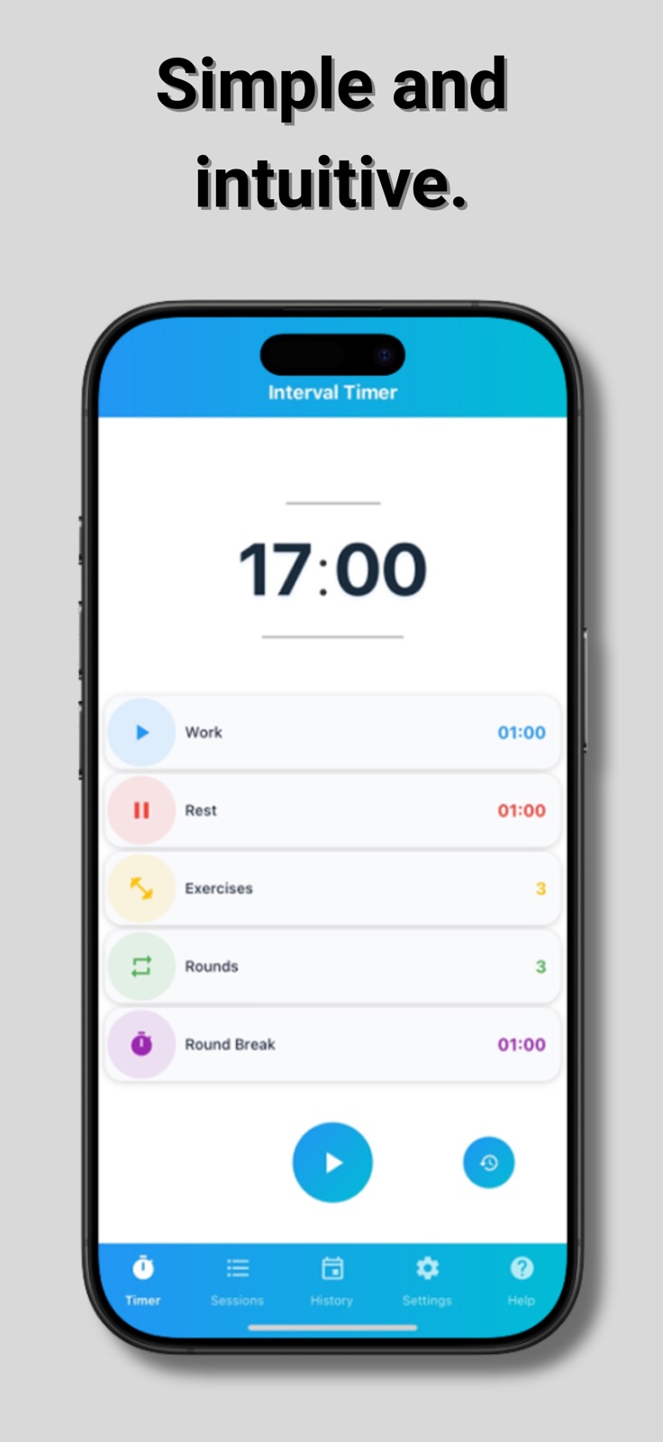 HIITLY – Smart Workout Timer iphone screenshot 1