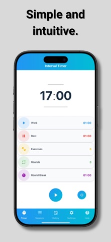HIITLY – Smart Workout Timer Screenshot 1 of 5