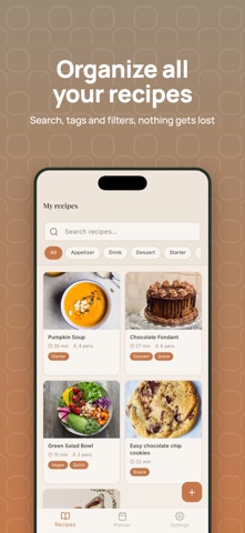 Cookfolio: Recipes & Planner iPhone screenshot
