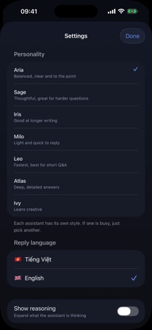 App screenshot