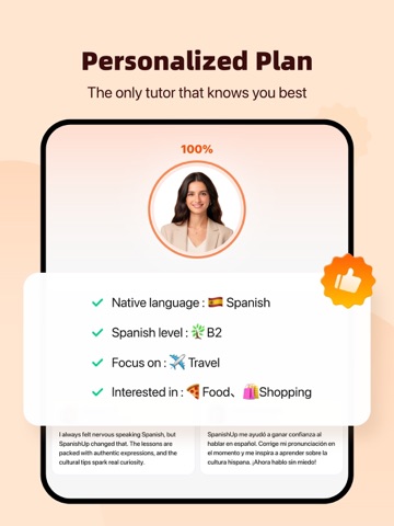 SpeakYa: AI Language Tutor iPad screenshot