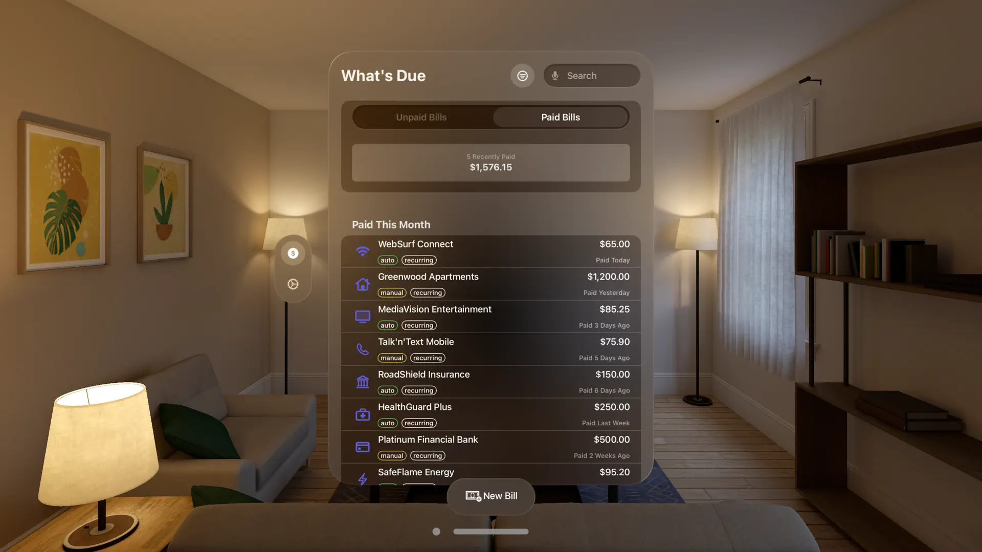 What's Due: Bill Tracker screenshot 3