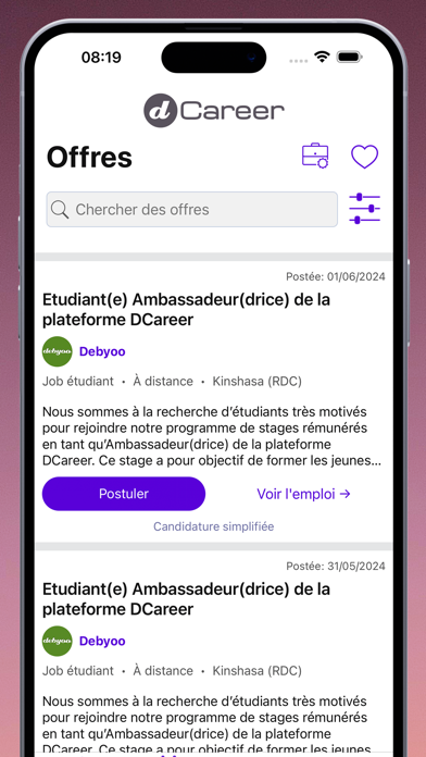 DCareer Screenshot