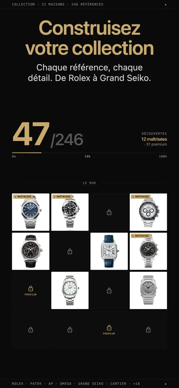 Screenshot #3 pour Chrono Lab - Quiz Montres Luxe