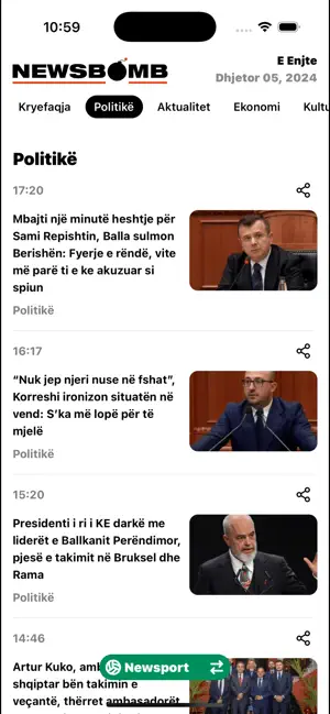 NewsbombAL screenshot 3