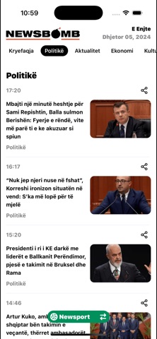 NewsbombAL screenshot