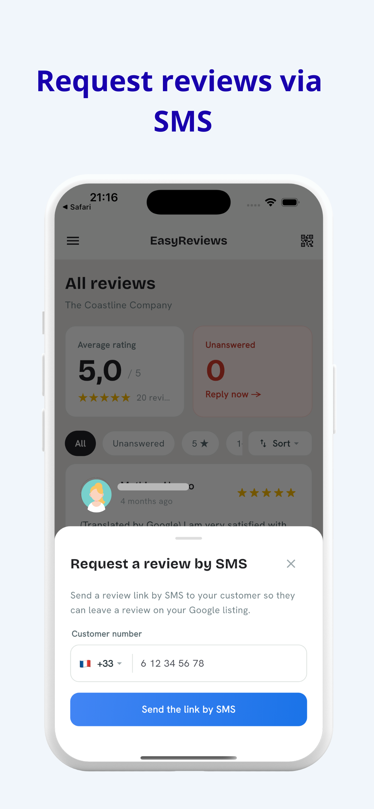 EasyReviews - Google Reviews screenshot 2
