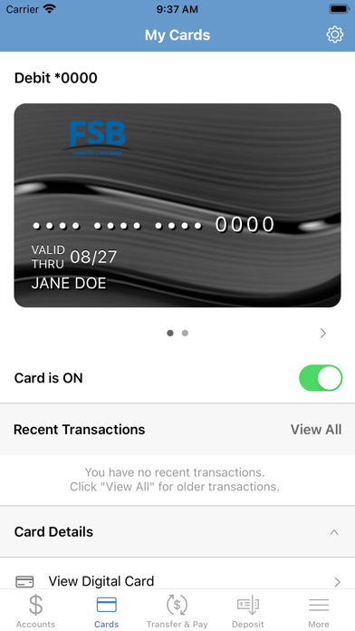 Farmers State Bank - Cameron Screenshot