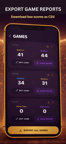 Hooper AI - Stat Tracker iPhone screenshot