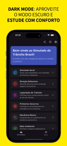 Simulado de Trânsito Brasil screenshot