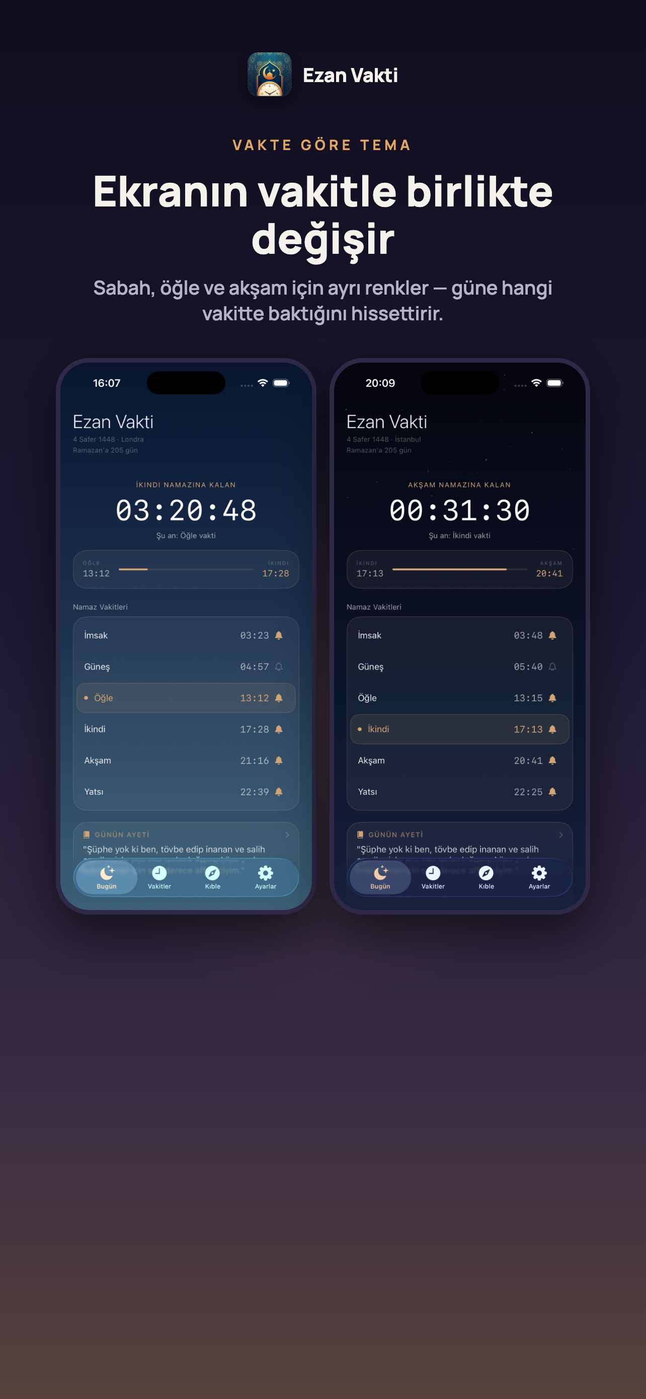 Vakit: Ezan, Namaz & Kıble screenshot 4