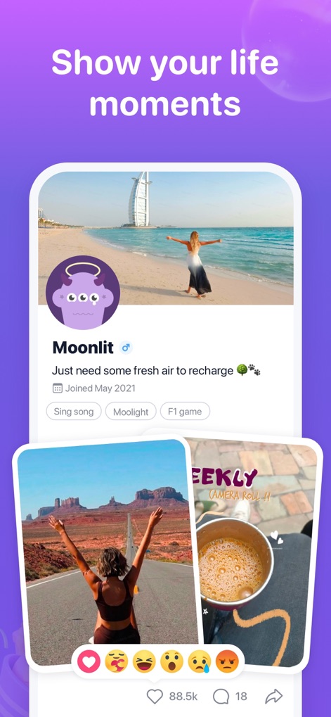 Litmatch - Make new friends - Partagez vos instants