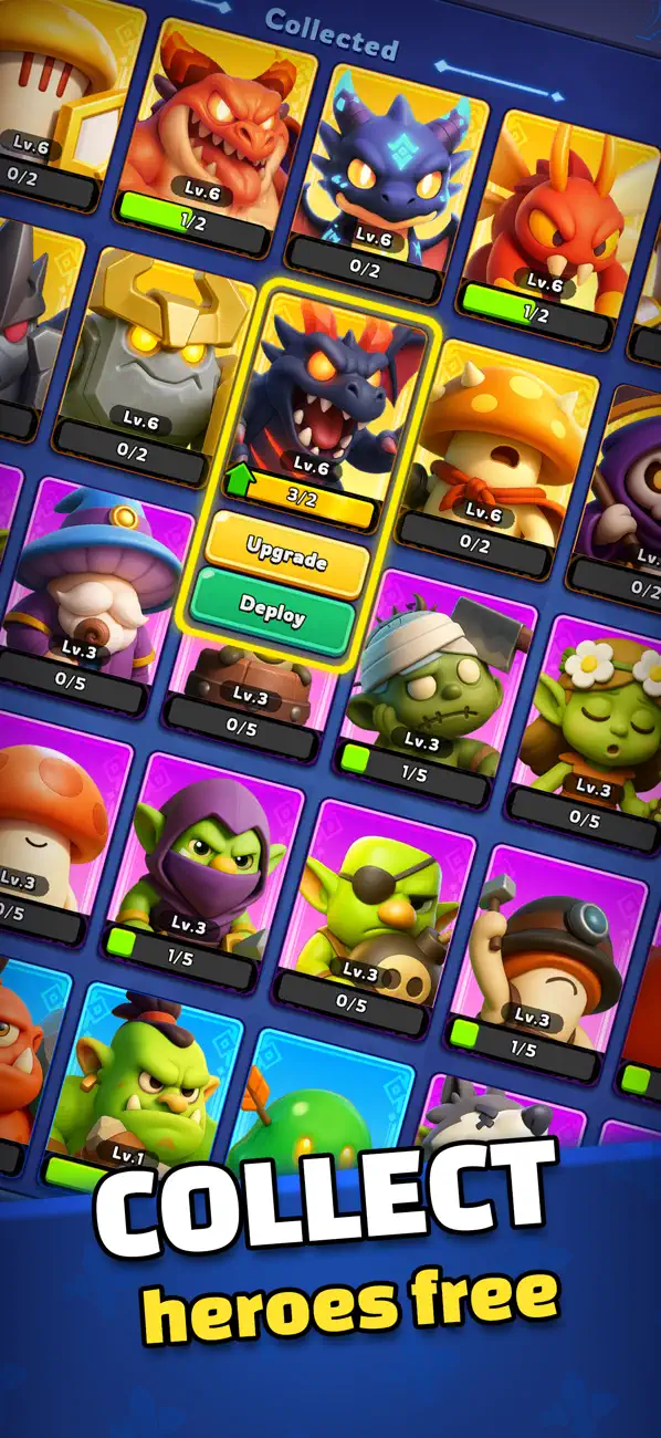 Clash of Realms: Battle Decks iOS Mod IPA screenshot 5 - iOS game interface