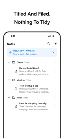 IamWriter - AI Meeting Notes Screenshot 4 of 7