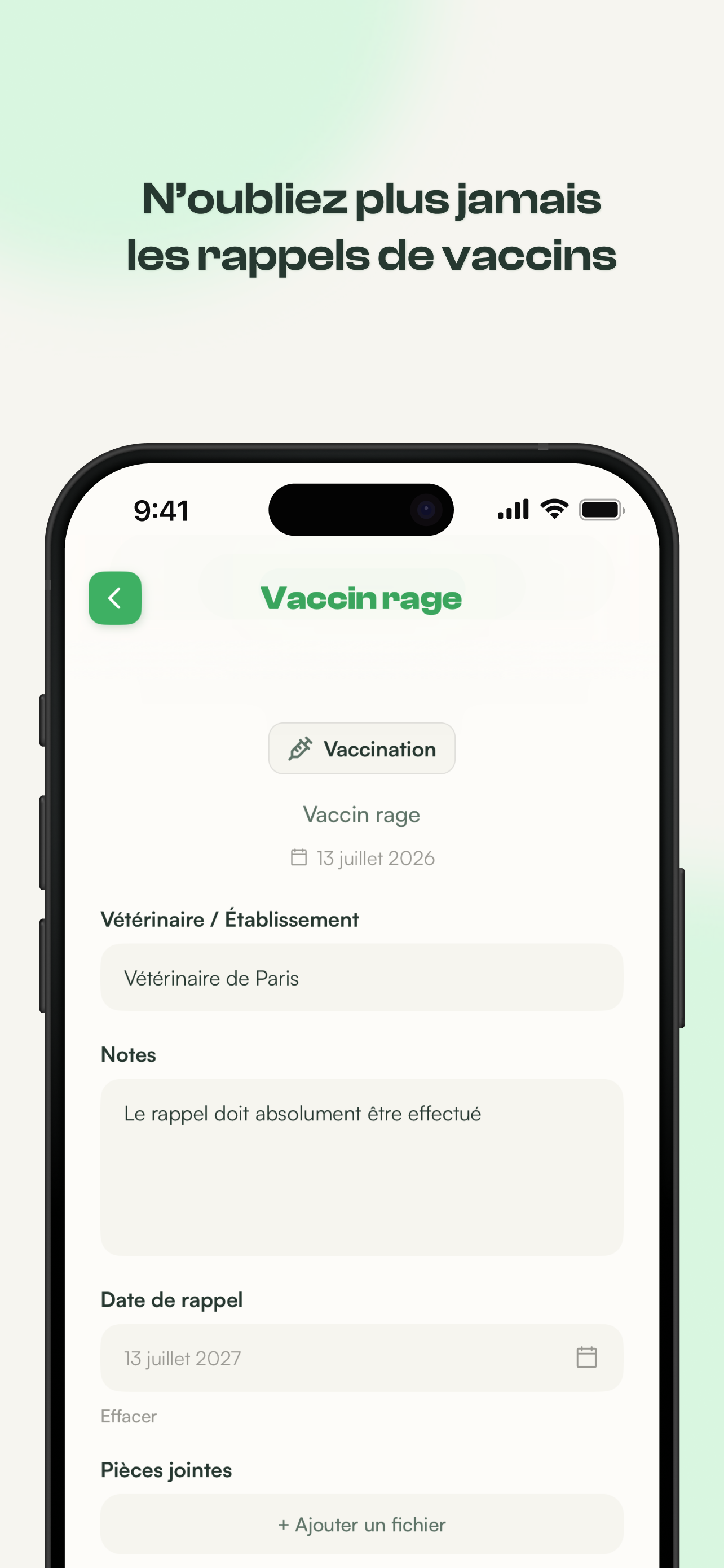 Petivet - Carnet santé animaux screenshot 6