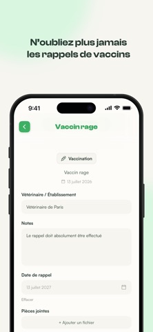 Petivet - Carnet santé animaux screenshot