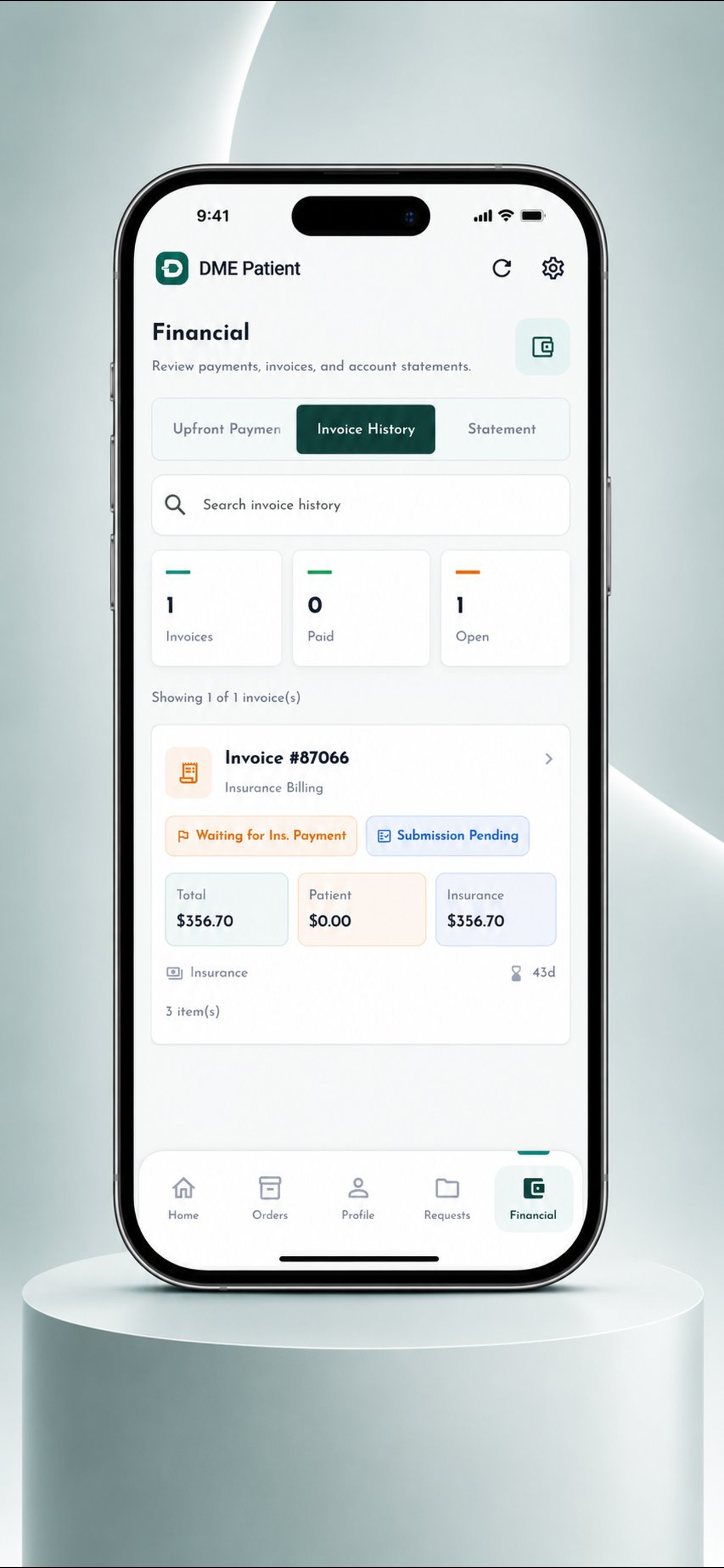 DME Patient screenshot 5