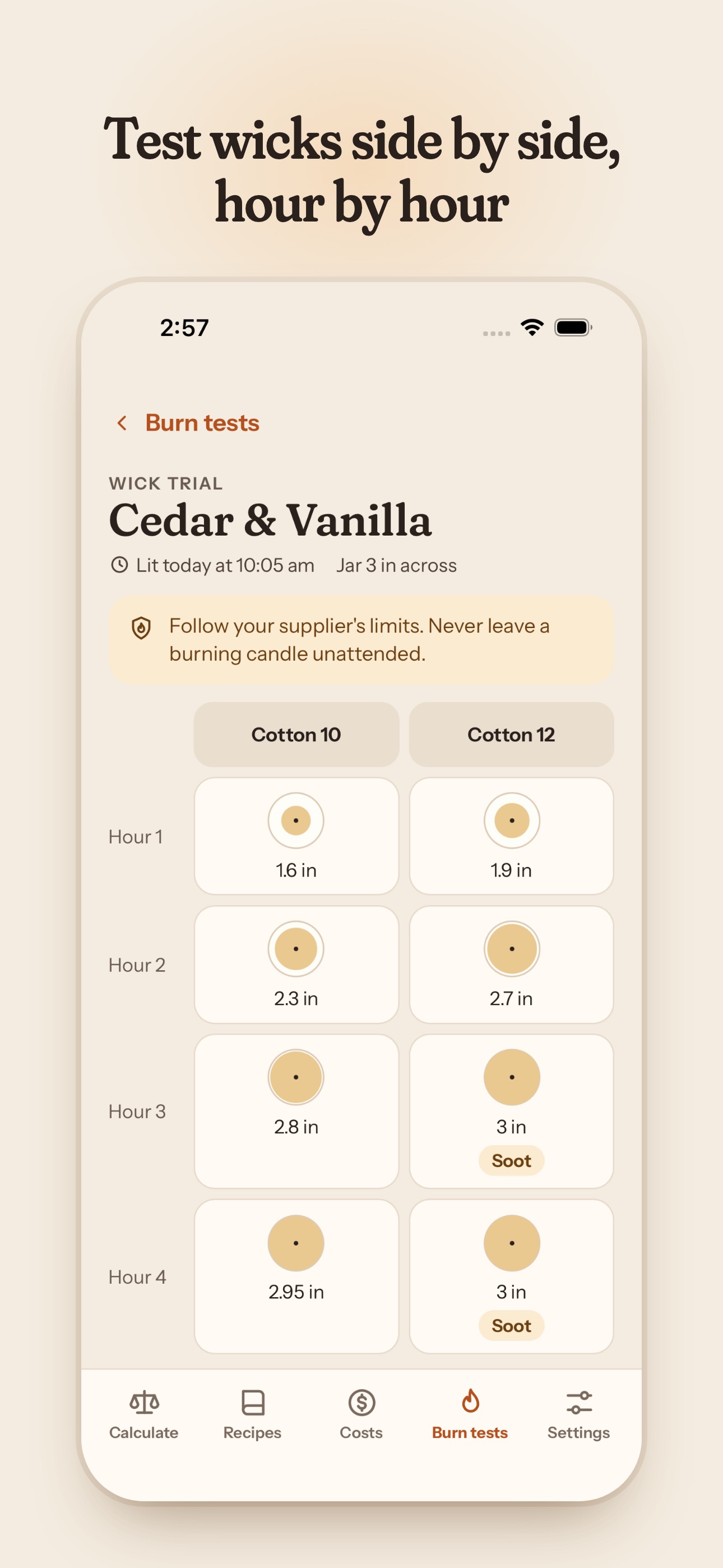 Screenshot 4 of Candle Making Calculator