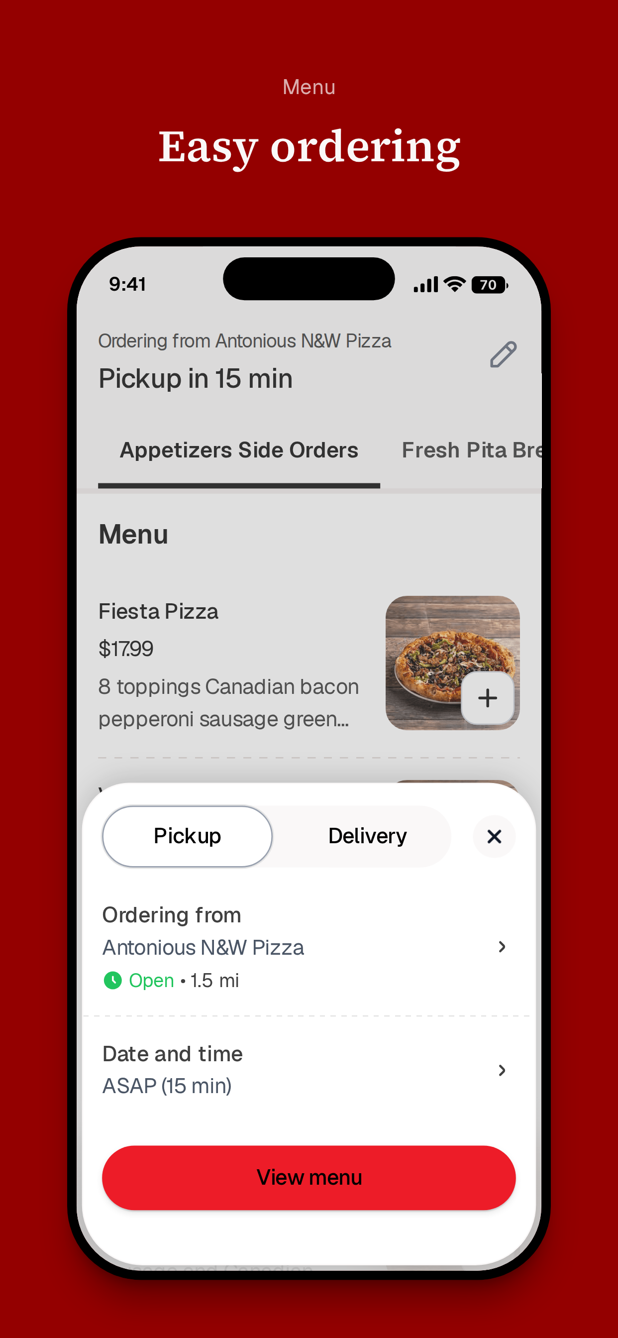 Antonious N&W Pizza screenshot 3