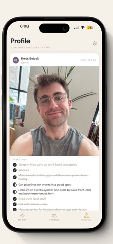 hodgepodge: shared journal screenshot