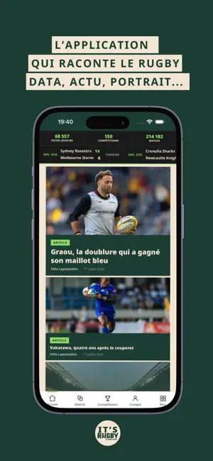 It's Rugby - Data & Actu screenshot 1