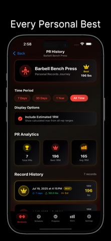 RepX: Workout Tracker Screenshot 9 of 10