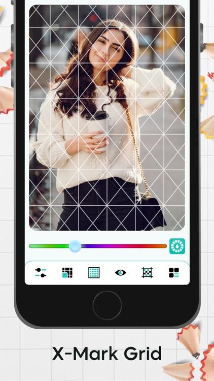 AR Grid Art : Grid Drawing Art