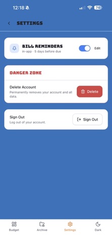 App screenshot
