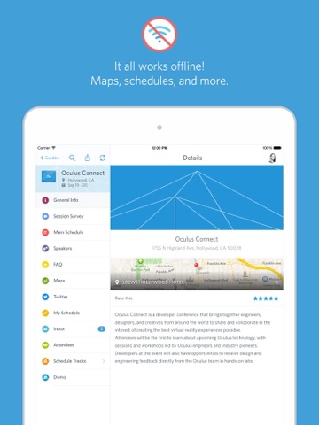 Guidebook iPad screenshot
