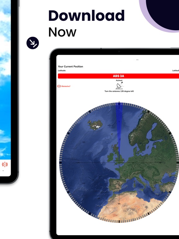 Satellite Finder & GPS Tracker iPad screenshot 4 - Reference app
