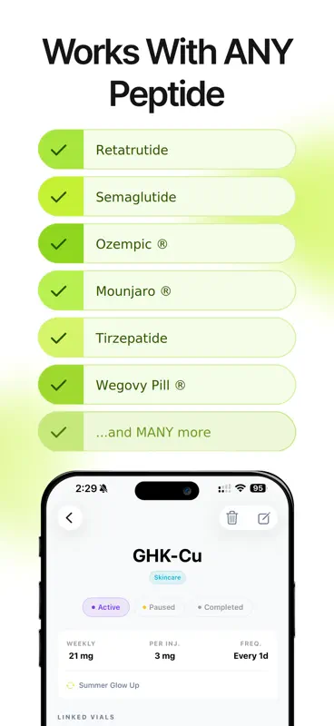 Dosely - Peptide Tracker screenshot 5 of 7