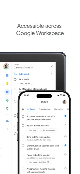 Google Tasks : capture d’écran 5 sur 5