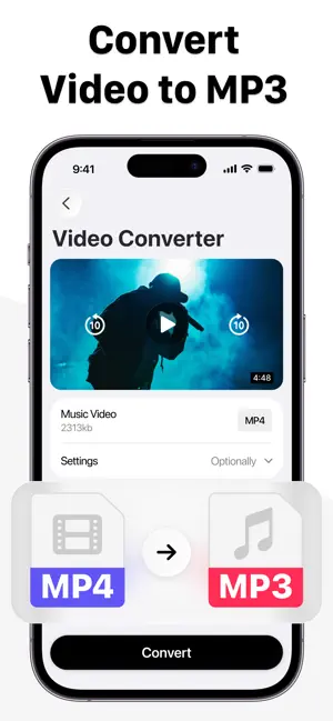 File Converter: PDF, JPG, MP3 iPhone screenshot 1