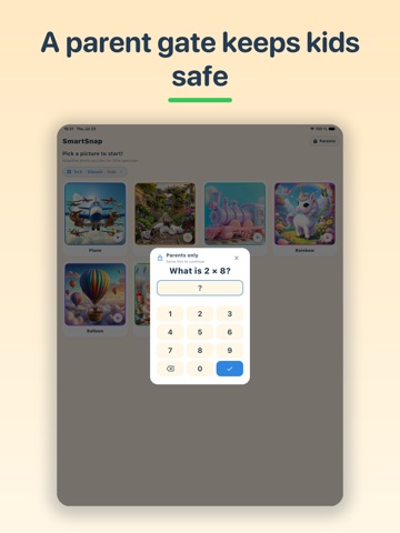 SmartSnap: Adaptive Puzzles iPad screenshot