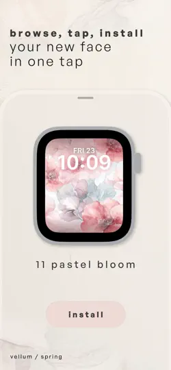Captura de pantalla de Watch Face Aesthetic Gallery en iPhone 6