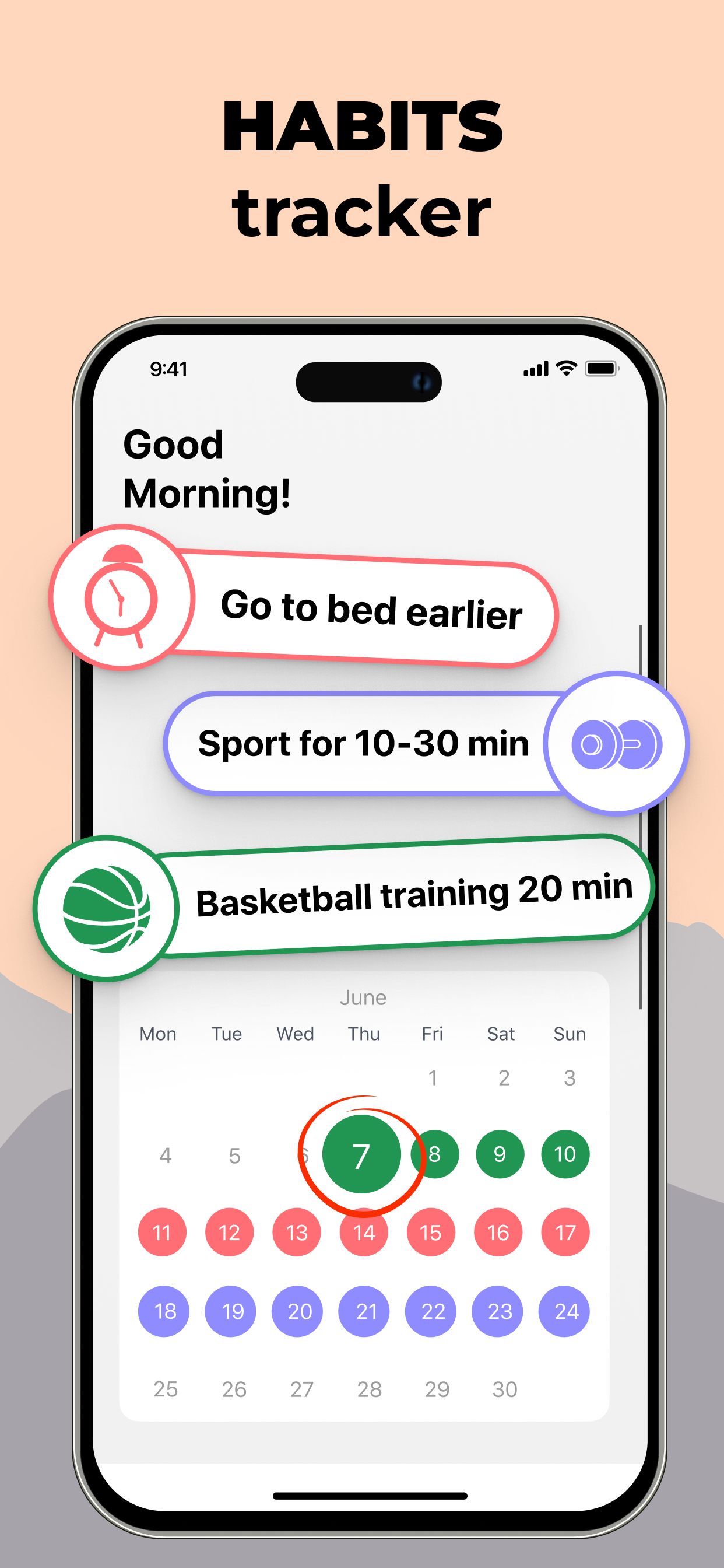Daily Habit List: Goal Tracker