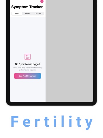 PCOS Symptoms Cycles Tracker iPad screenshot