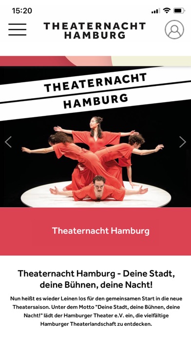 Theaternacht Hamburg Screenshot
