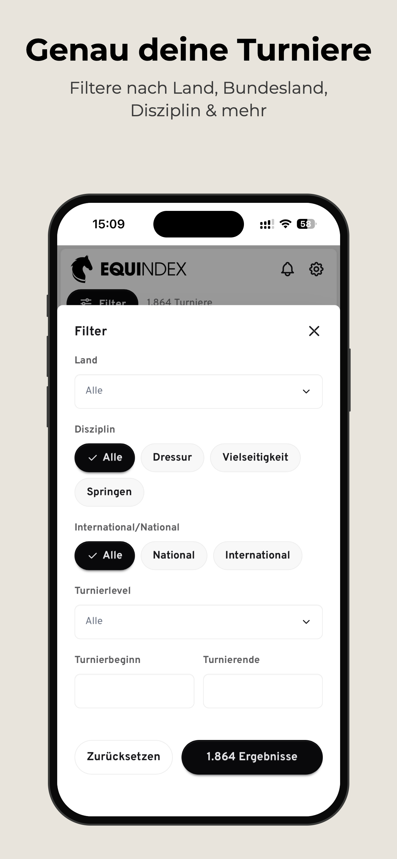 Equindex - Reitturnier App screenshot 4