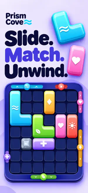 Prism Cove: Sliding Blocks screenshot 1