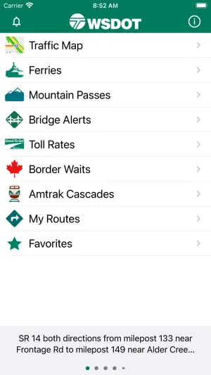 WSDOT screenshot 1
