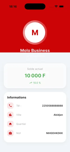 Molo Business screenshot 4